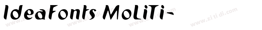 IdeaFonts MoLiTi字体转换
